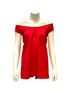 Perfectform 3X Red Sleeveless Tunic Top Flowy Fit City Casual Style